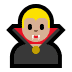 🧛🏼 vampire: medium-light skin tone display on Windows